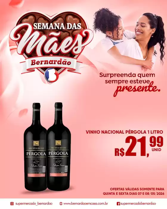 Catálogo Supermercado Bernardão | Encarte Supermercado Bernardão | 2026-05-07T00:00:00.000Z - 2026-05-08T00:00:00.000Z