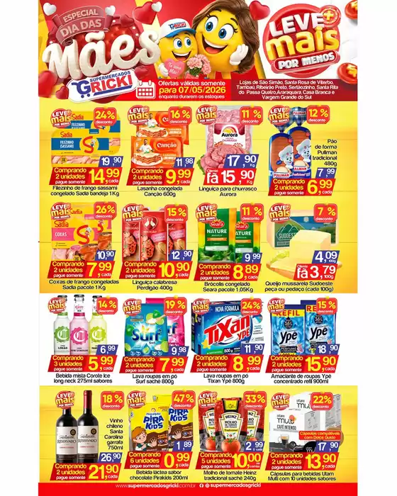 Catálogo Supermercados Gricki | Encarte Supermercados Gricki | 2026-05-07T00:00:00.000Z - 2026-05-07T00:00:00.000Z
