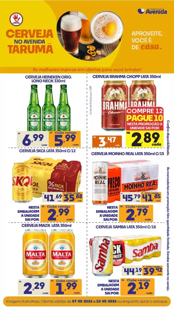 Catálogo Supermercados Avenida em Assis | Encarte Supermercados Avenida | 2026-05-07T00:00:00.000Z - 2026-05-10T00:00:00.000Z