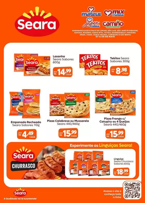 Catálogo Supermercados Mateus | Especial Seara | 2026-05-07T00:00:00.000Z - 2026-05-09T00:00:00.000Z
