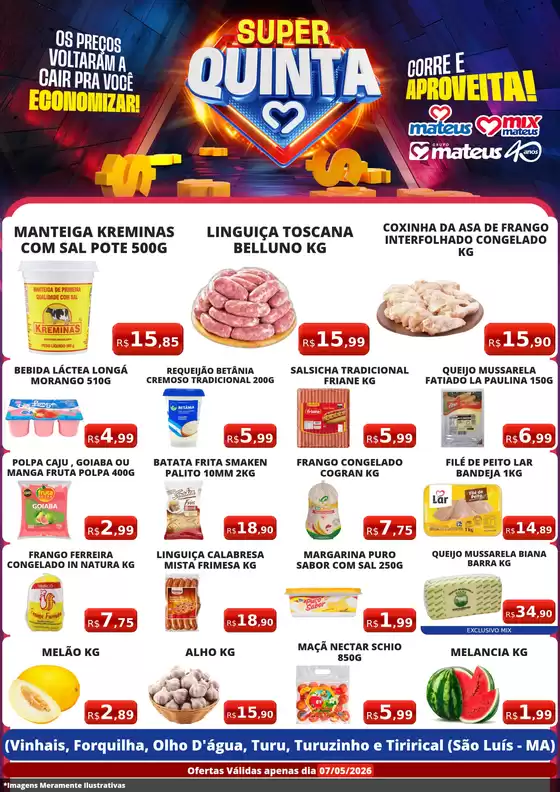 Catálogo Supermercados Mateus | Super Quinta | 2026-05-07T00:00:00.000Z - 2026-05-07T00:00:00.000Z