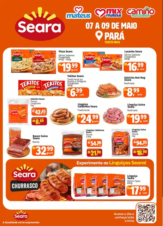 Catálogo Supermercados Mateus | Festival Seara | 2026-05-07T00:00:00.000Z - 2026-05-09T00:00:00.000Z
