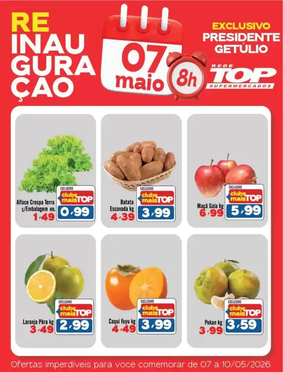 Catálogo Rede Top | Ofertas exclusivas | 2026-05-07T00:00:00.000Z - 2026-05-10T00:00:00.000Z