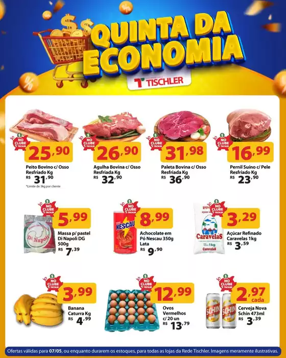 Catálogo Supermercados Tischler | Ótima oferta para caçadores de pechinchas | 2026-05-07T00:00:00.000Z - 2026-05-07T00:00:00.000Z