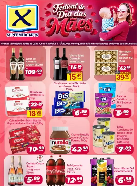 Catálogo X Supermercados | Ampla seleção de ofertas | 2026-05-06T00:00:00.000Z - 2026-05-10T00:00:00.000Z