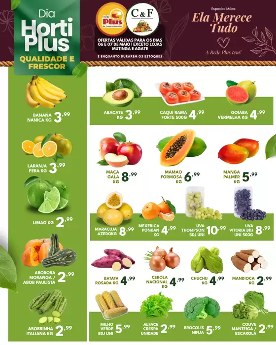 Catálogo Rede Plus Supermercados | Jornal de ofertas | 2026-05-06T00:00:00.000Z - 2026-05-07T00:00:00.000Z