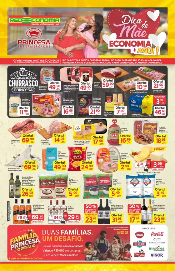 Catálogo Princesa Supermercados | Dia de Mãe Economia é aqui! 07 a 10/05 | 2026-05-07T00:00:00.000Z - 2026-05-10T00:00:00.000Z