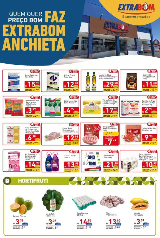 Catálogo Extrabom Supermercados | Encarte Extrabom Supermercados | 2026-05-07T00:00:00.000Z - 2026-05-13T00:00:00.000Z