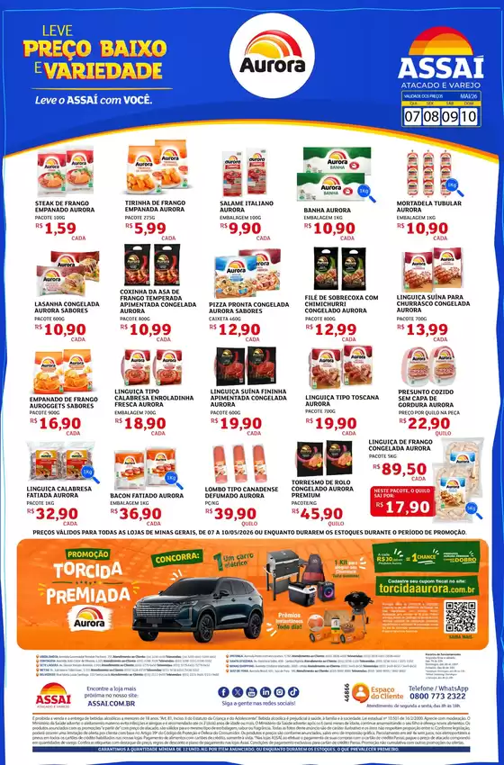 Catálogo Assaí Atacadista | Encarte Assaí Atacadista 46866-712 | 2026-05-07T00:00:00.000Z - 2026-05-10T00:00:00.000Z