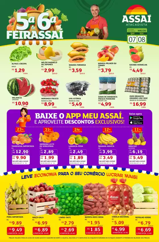 Catálogo Assaí Atacadista | Encarte Assaí Atacadista 46634-88 | 2026-05-07T00:00:00.000Z - 2026-05-08T00:00:00.000Z