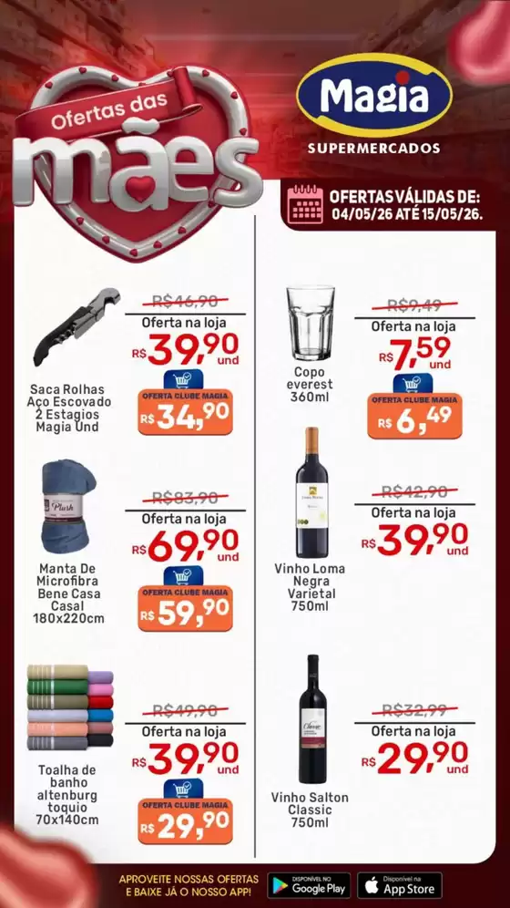 Catálogo Supermercados Magia | Ofertas Das Mães | 2026-05-08T00:00:00.000Z - 2026-05-15T00:00:00.000Z