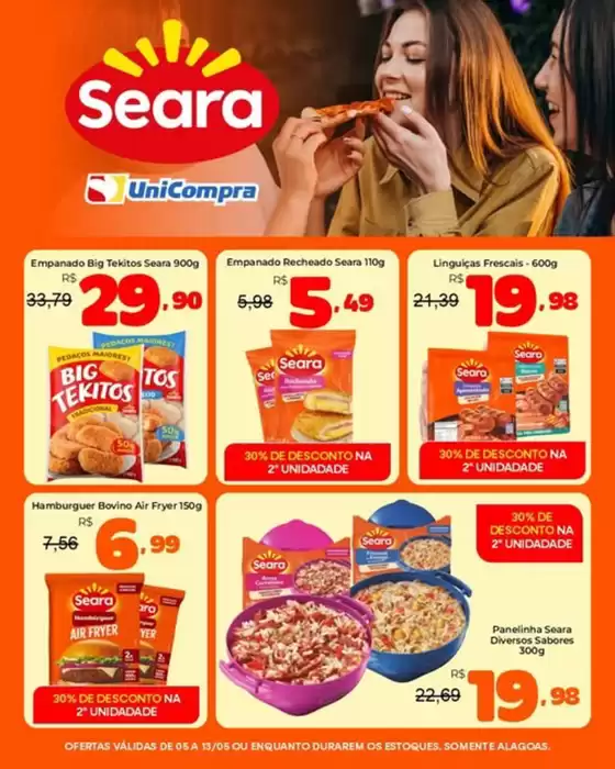 Catálogo Unicompra | Seara | 2026-05-08T00:00:00.000Z - 2026-05-13T00:00:00.000Z