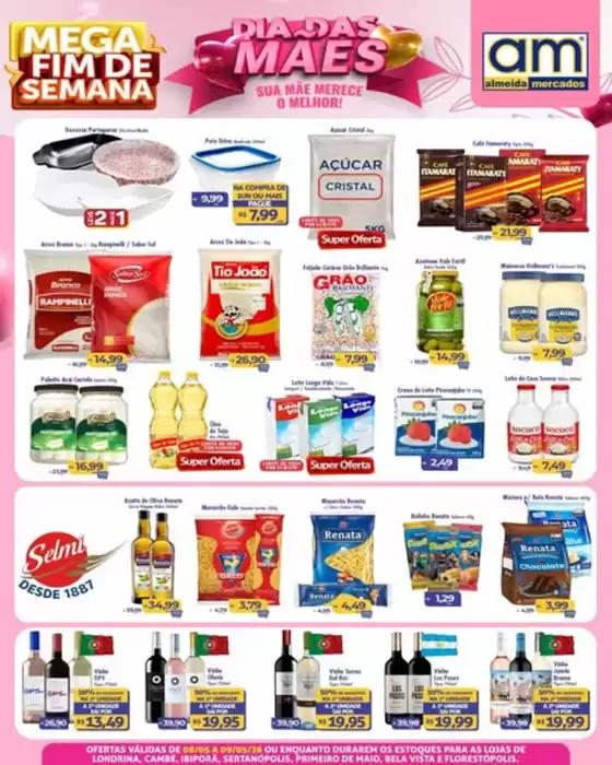 Catálogo Almeida Mercados | Dia Das Mães | 2026-05-08T00:00:00.000Z - 2026-05-09T00:00:00.000Z