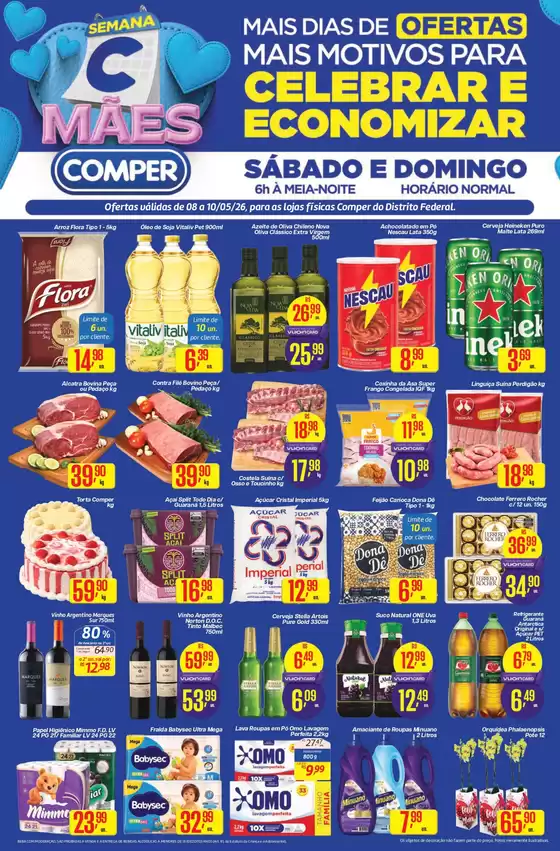 Catálogo Comper | Melhores ofertas para compradores econômicos | 2026-05-08T00:00:00.000Z - 2026-05-10T00:00:00.000Z