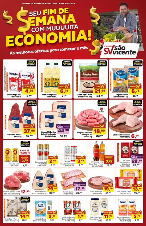 Catálogo Supermercados São Vicente | Melhores ofertas para todos os clientes | 2026-05-08T00:00:00.000Z - 2026-05-10T00:00:00.000Z