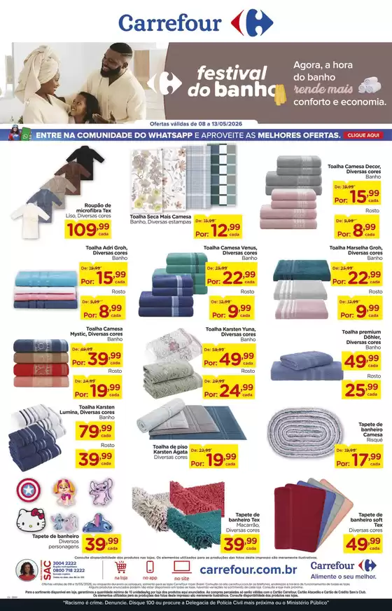 Catálogo Carrefour | FESTIVAL DO BANHO | 2026-05-08T00:00:00.000Z - 2026-05-13T00:00:00.000Z