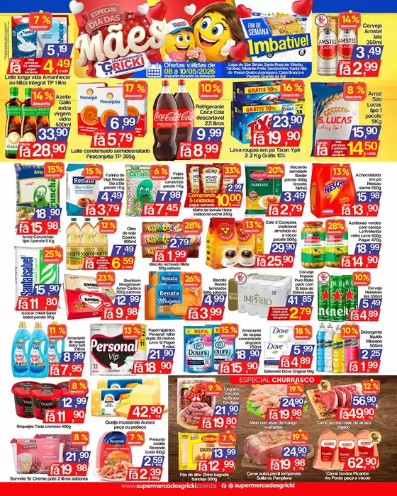 Catálogo Supermercados Gricki | Encarte Supermercados Gricki | 2026-05-08T00:00:00.000Z - 2026-05-10T00:00:00.000Z