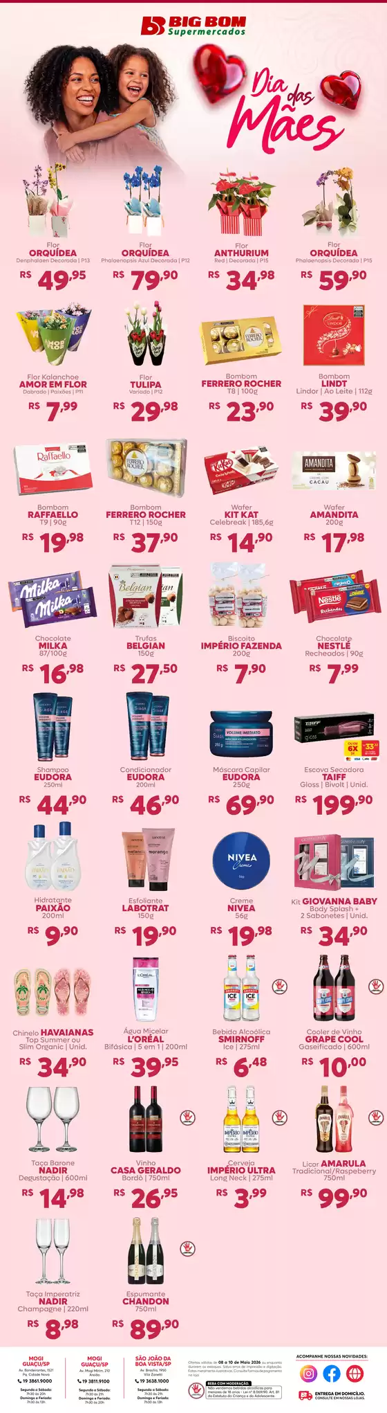 Catálogo Big Bom Supermercados | Oferta Dia das Maes | 2026-05-08T00:00:00.000Z - 2026-05-10T00:00:00.000Z