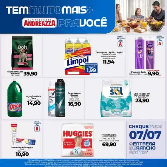 Catálogo Supermercados Andreazza | Encarte Supermercados Andreazza | 2026-05-08T00:00:00.000Z - 2026-05-08T00:00:00.000Z