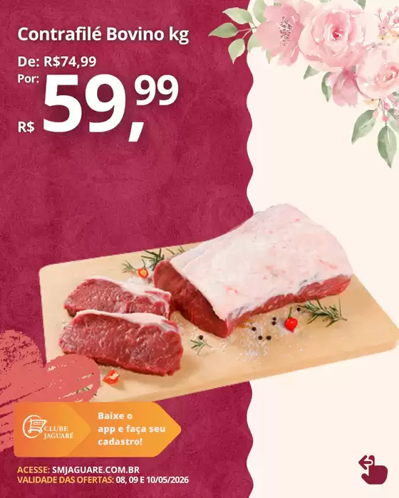 Catálogo Supermercado Jaguaré | Encarte Supermercado Jaguaré | 2026-05-08T00:00:00.000Z - 2026-05-10T00:00:00.000Z