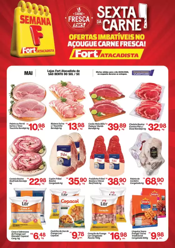 Catálogo Fort Atacadista | SC FORT 6 da Carne MAI 26 Sao Bento | 2026-05-08T00:00:00.000Z - 2026-05-08T00:00:00.000Z