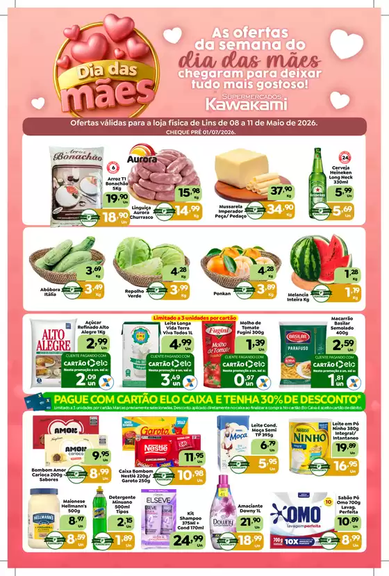 Catálogo Supermercados Kawakami | Ofertas - Lins | 2026-05-08T00:00:00.000Z - 2026-05-11T00:00:00.000Z