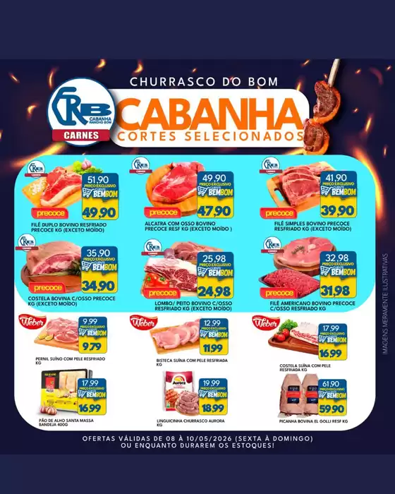Catálogo Rancho Bom Supermercados | Descontos e promoções | 2026-05-08T00:00:00.000Z - 2026-05-10T00:00:00.000Z
