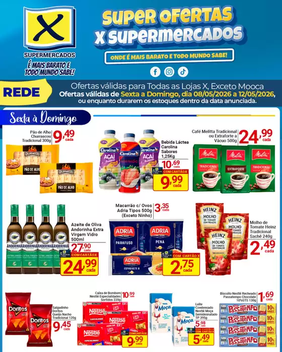 Catálogo X Supermercados | Descontos e promoções | 2026-05-08T00:00:00.000Z - 2026-05-12T00:00:00.000Z