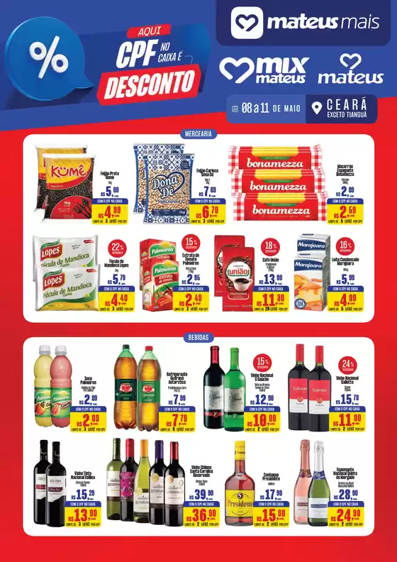 Catálogo Supermercados Mateus | App Mateus Mais | 2026-05-08T00:00:00.000Z - 2026-05-11T00:00:00.000Z