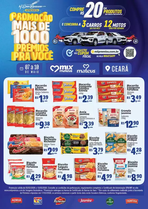 Catálogo Supermercados Mateus | Exclusivo M Dias | 2026-05-08T00:00:00.000Z - 2026-05-10T00:00:00.000Z
