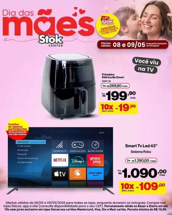 Catálogo Stok Center | Ótima oferta para caçadores de pechinchas | 2026-05-08T00:00:00.000Z - 2026-05-09T00:00:00.000Z