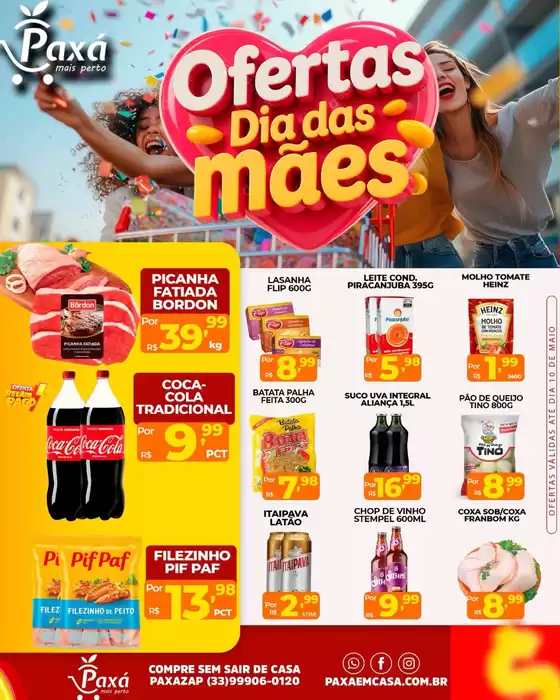 Catálogo Paxá Supermercados | Dia Das Mães | 2026-05-08T00:00:00.000Z - 2026-05-10T00:00:00.000Z