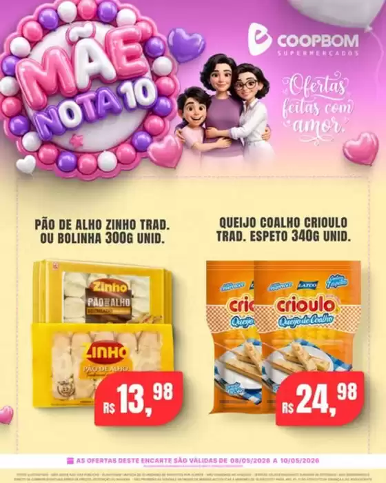 Catálogo CoopBom | Dia Das Mães | 2026-05-08T00:00:00.000Z - 2026-05-10T00:00:00.000Z