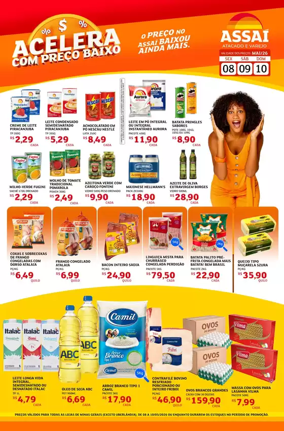 Catálogo Assaí Atacadista | Encarte Assaí Atacadista 46822-676 | 2026-05-08T00:00:00.000Z - 2026-05-10T00:00:00.000Z