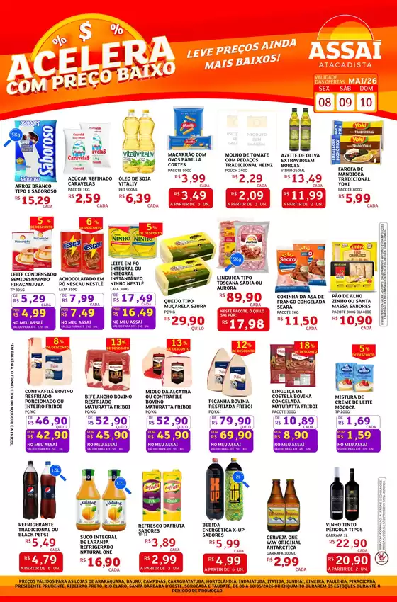 Catálogo Assaí Atacadista | Encarte Assaí Atacadista 47072 | 2026-05-08T00:00:00.000Z - 2026-05-10T00:00:00.000Z