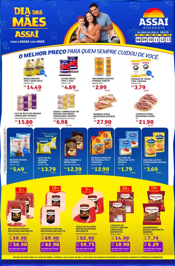 Catálogo Assaí Atacadista | Encarte Assaí Atacadista 46224 | 2026-05-08T00:00:00.000Z - 2026-05-13T00:00:00.000Z
