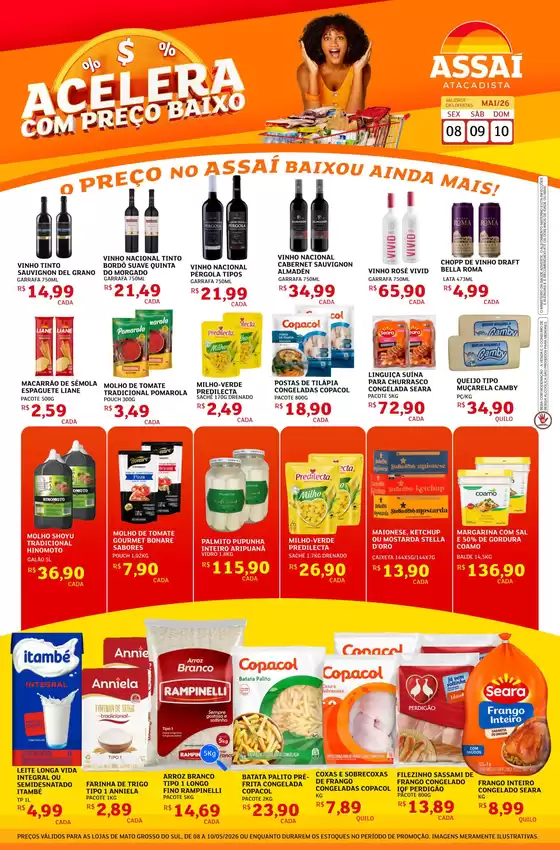 Catálogo Assaí Atacadista | Encarte Assaí Atacadista 46786 | 2026-05-08T00:00:00.000Z - 2026-05-10T00:00:00.000Z