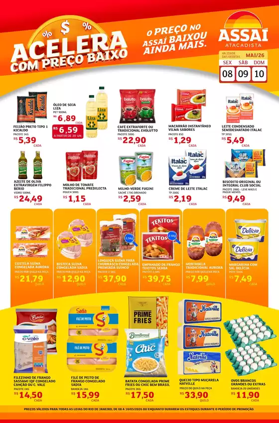 Catálogo Assaí Atacadista | Encarte Assaí Atacadista 46684 | 2026-05-08T00:00:00.000Z - 2026-05-10T00:00:00.000Z