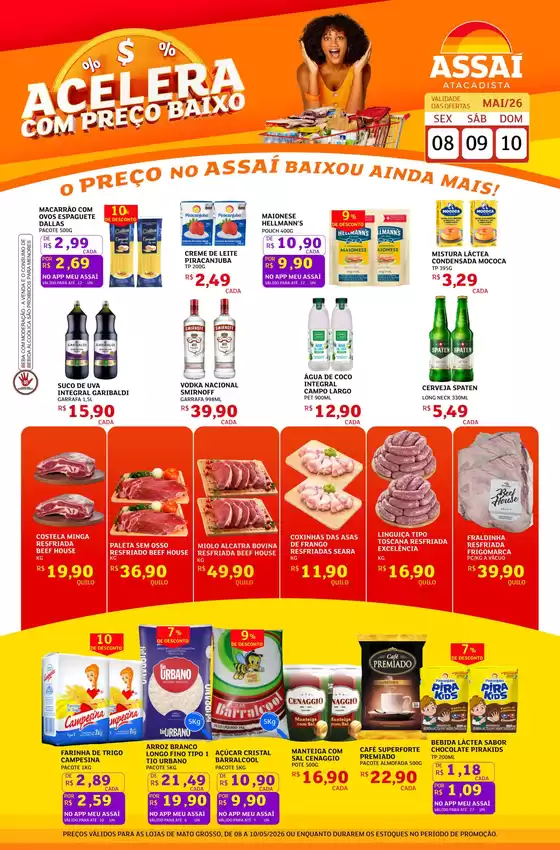 Catálogo Assaí Atacadista | Encarte Assaí Atacadista 46923-38 | 2026-05-08T00:00:00.000Z - 2026-05-10T00:00:00.000Z