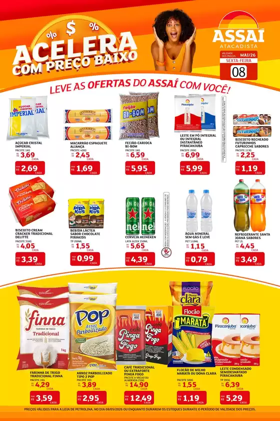 Catálogo Assaí Atacadista | Encarte Assaí Atacadista 47097-757 | 2026-05-08T00:00:00.000Z - 2026-05-08T00:00:00.000Z