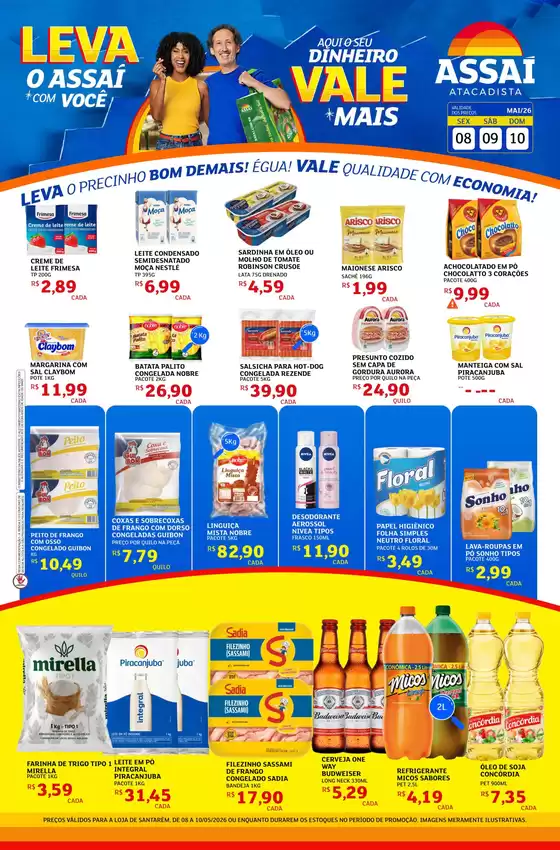 Catálogo Assaí Atacadista | Encarte Assaí Atacadista 46823-65 | 2026-05-08T00:00:00.000Z - 2026-05-10T00:00:00.000Z