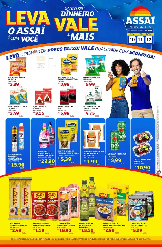 Catálogo Assaí Atacadista em São Paulo | Encarte Assaí Atacadista 46985-73 | 2026-05-08T00:00:00.000Z - 2026-05-10T00:00:00.000Z
