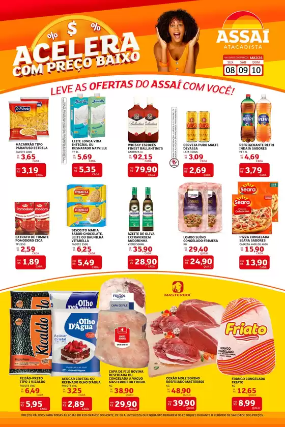 Catálogo Assaí Atacadista em Barra dos Coqueiros | Encarte Assaí Atacadista 46879-564 | 2026-05-08T00:00:00.000Z - 2026-05-10T00:00:00.000Z