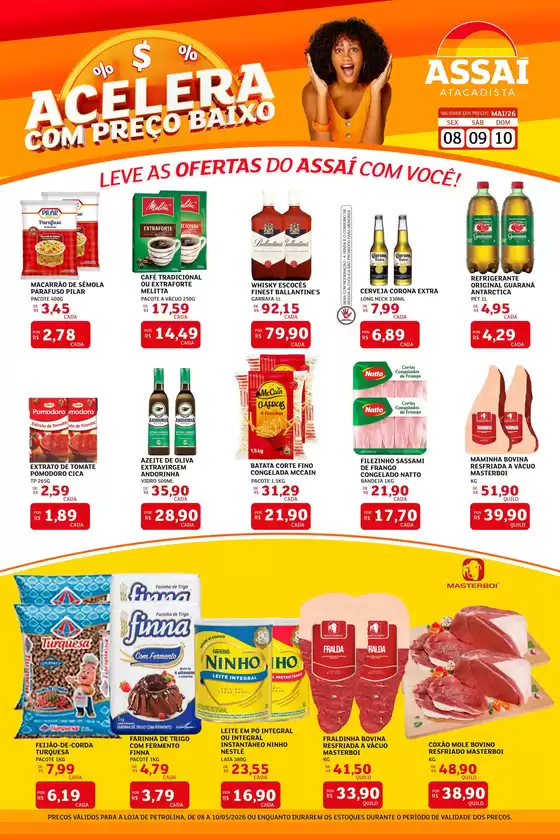 Catálogo Assaí Atacadista | Encarte Assaí Atacadista 46879-757 | 2026-05-08T00:00:00.000Z - 2026-05-10T00:00:00.000Z