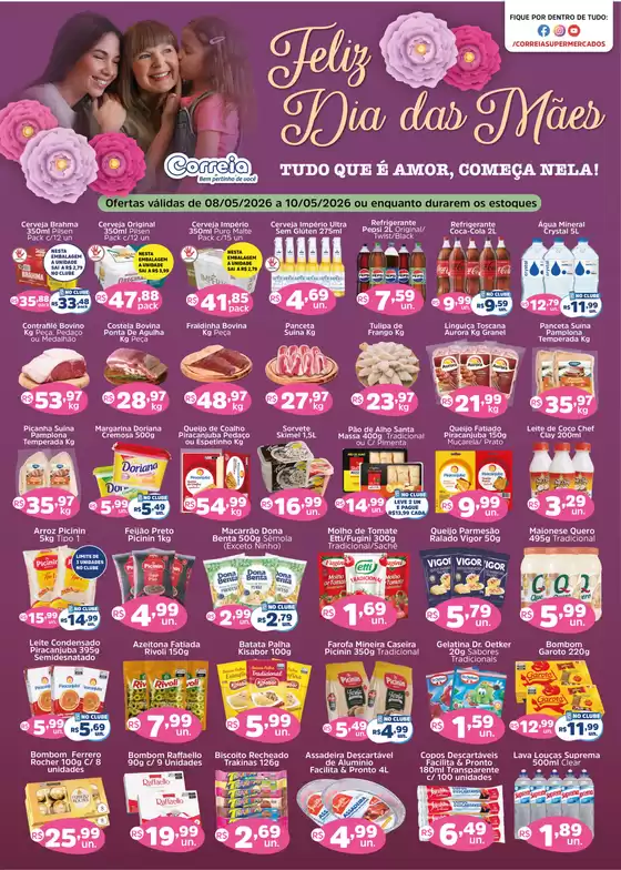 Catálogo Supermercados Correia | Dia Das Mães | 2026-05-08T00:00:00.000Z - 2026-05-10T00:00:00.000Z