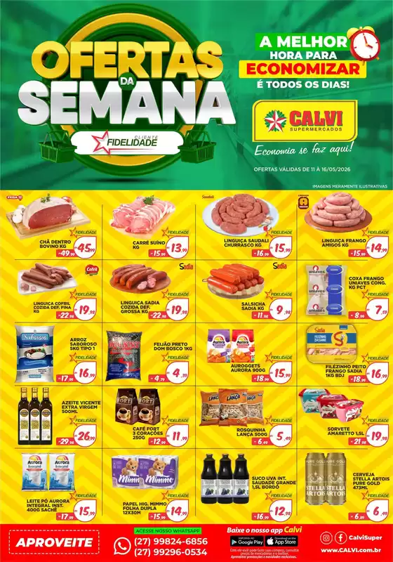Catálogo Calvi Supermercados | Ofertas Da Semana | 2026-05-11T00:00:00.000Z - 2026-05-16T00:00:00.000Z