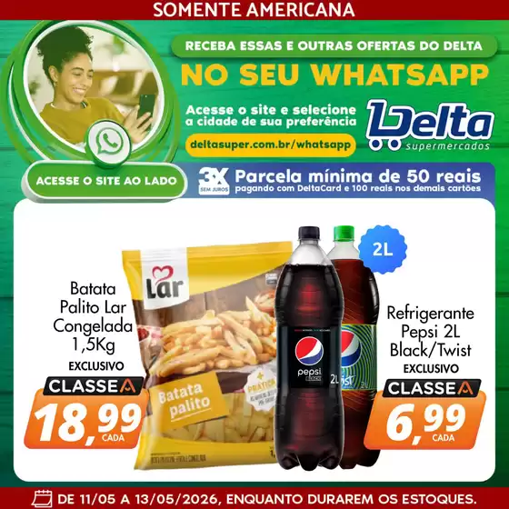 Catálogo Delta Supermercados | Pechinchas e ofertas atuais | 2026-05-11T00:00:00.000Z - 2026-05-13T00:00:00.000Z