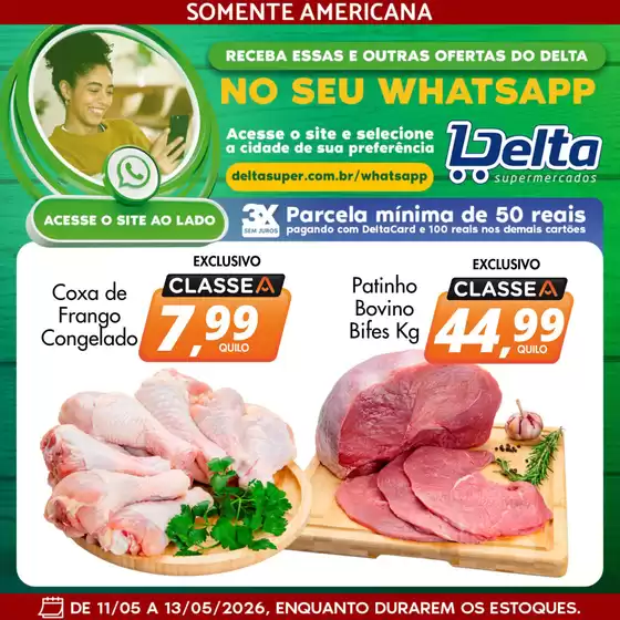 Catálogo Delta Supermercados | Melhores ofertas e descontos | 2026-05-11T00:00:00.000Z - 2026-05-13T00:00:00.000Z