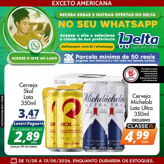 Catálogo Delta Supermercados | Melhores ofertas para todos os clientes | 2026-05-11T00:00:00.000Z - 2026-05-13T00:00:00.000Z