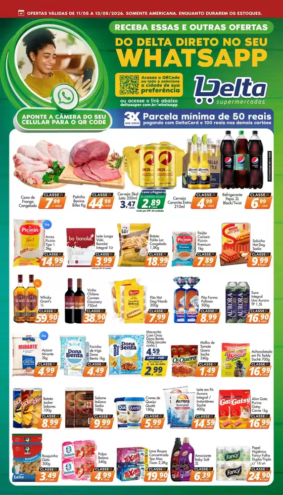 Catálogo Delta Supermercados | Nossas melhores pechinchas | 2026-05-11T00:00:00.000Z - 2026-05-13T00:00:00.000Z